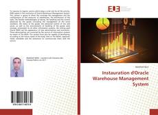 Buchcover von Instauration d'Oracle Warehouse Management System