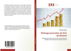 Capa do livro de Pilotage journalier du Prix de Revient 
