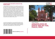 ARQUEOLOGÍA DE SANTA ANA DE TUSI, PASCO, PERÚ的封面