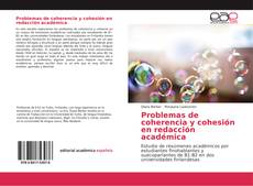 Обложка Problemas de coherencia y cohesión en redacción académica