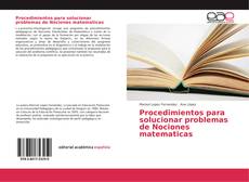 Borítókép a  Procedimientos para solucionar problemas de Nociones matematicas - hoz