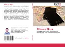 Borítókép a  China en África - hoz