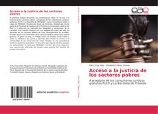 Buchcover von Acceso a la justicia de los sectores pobres