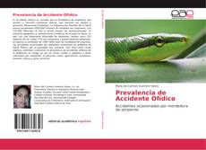 Bookcover of Prevalencia de Accidente Ofídico