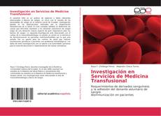 Capa do livro de Investigación en Servicios de Medicina Transfusional 