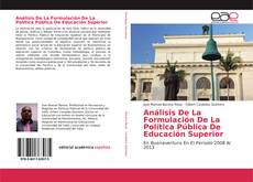 Couverture de Análisis De La Formulación De La Política Pública De Educación Superior