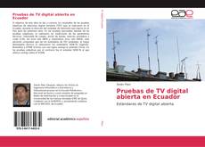 Portada del libro de Pruebas de TV digital abierta en Ecuador