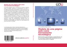 Capa do livro de Modelo de una página web como herramienta tecnológica 