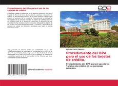 Couverture de Procedimiento del BPA para el uso de las tarjetas de crédito.