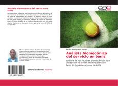 Análisis biomecánico del servicio en tenis kitap kapağı