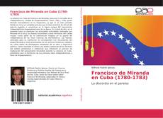 Portada del libro de Francisco de Miranda en Cuba (1780-1783)