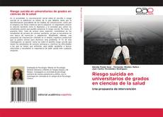 Buchcover von Riesgo suicida en universitarios de grados en ciencias de la salud