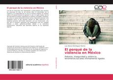 Capa do livro de El porqué de la violencia en México 