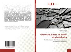 Granulats à base de boues de phosphates的封面