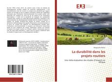 Buchcover von La durabilité dans les projets routiers