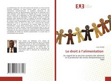Le droit à l’alimentation kitap kapağı