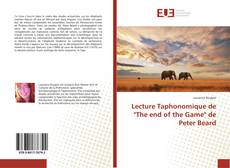 Buchcover von Lecture Taphonomique de "The end of the Game" de Peter Beard
