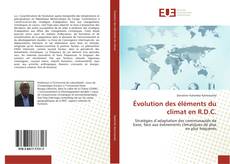 Capa do livro de Évolution des éléments du climat en R.D.C. 