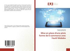 Bookcover of Mise en place d'une plate forme de E-commerce avec l'outil Webdev