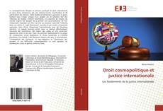 Bookcover of Droit cosmopolitique et justice internationale