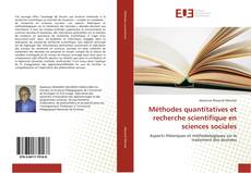 Portada del libro de Méthodes quantitatives et recherche scientifique en sciences sociales
