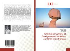 Patrimoine Culturel et Enseignement Supérieur au Bénin et au Burkina kitap kapağı