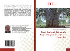 Buchcover von Contribution à l'etude du Rectenna pour conversion d'énergies