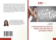 Borítókép a  L’entrepreneuriat social au Maroc: Etat des lieux et principaux enjeux - hoz