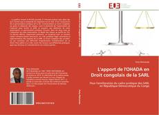 Bookcover of L'apport de l'OHADA en Droit congolais de la SARL