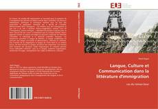 Capa do livro de Langue, Culture et Communication dans la littérature d'immigration 
