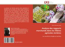 Analyse des rapports marchands dans les filières agricoles vivrières kitap kapağı
