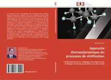 Bookcover of Approche thermodynamique du processus de vitrification