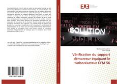 Capa do livro de Vérification du support démarreur équipant le turboréacteur CFM 56 