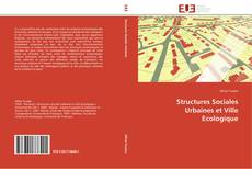 Copertina di Structures Sociales Urbaines et Ville Ecologique