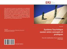 Buchcover von Système Touristique oasien entre concepts et pratiques