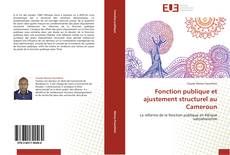 Buchcover von Fonction publique et ajustement structurel au Cameroun
