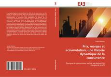 Buchcover von Prix, marges et accumulation, une théorie dynamique de la concurrence