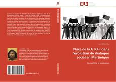 Portada del libro de Place de la G.R.H. dans l'évolution du dialogue social en Martinique