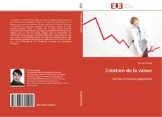 Bookcover of Création de la valeur