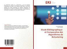 Portada del libro de Etude Bibliographique et Comparative des Algorithmes de Biclustering