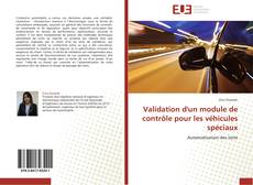 Copertina di Validation d'un module de contrôle pour les véhicules spéciaux