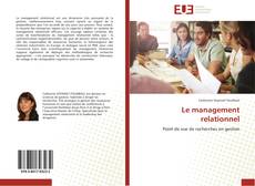 Bookcover of Le management relationnel