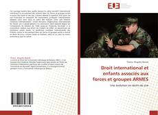 Capa do livro de Droit international et enfants associés aux forces et groupes ARMES 