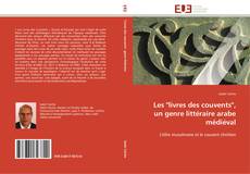 Buchcover von Les "livres des couvents", un genre littéraire arabe médiéval