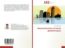 Bookcover of Reconnaissances et essais géotechniques