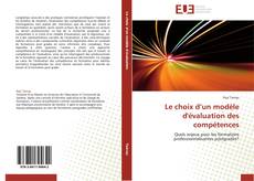 Capa do livro de Le choix d’un modèle d'évaluation des compétences 