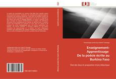 Bookcover of Enseignement-Apprentissage De la poésie écrite au Burkina Faso