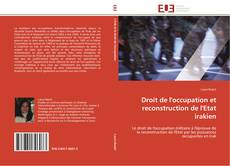 Droit de l'occupation et reconstruction de l'Etat irakien kitap kapağı