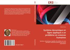 Buchcover von Système dynamique en ligne appliqué à un problème en sciences humaines