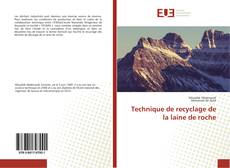Bookcover of Technique de recyclage de la laine de roche